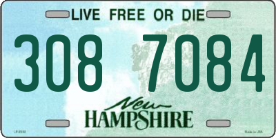 NH license plate 3087084