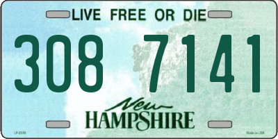 NH license plate 3087141