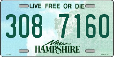 NH license plate 3087160