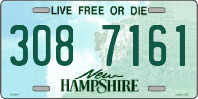 NH license plate 3087161