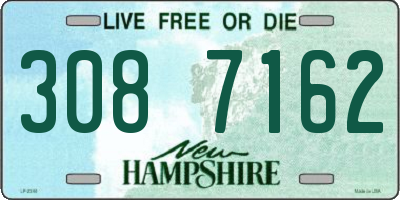 NH license plate 3087162