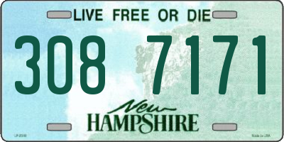 NH license plate 3087171