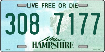 NH license plate 3087177
