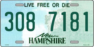 NH license plate 3087181