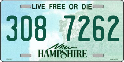 NH license plate 3087262