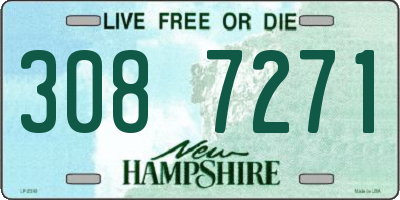 NH license plate 3087271