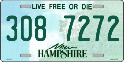 NH license plate 3087272