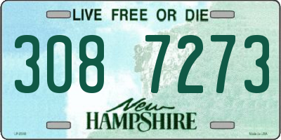 NH license plate 3087273