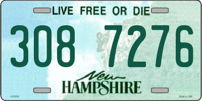 NH license plate 3087276