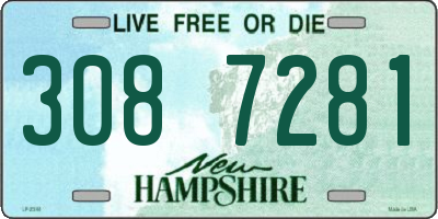 NH license plate 3087281