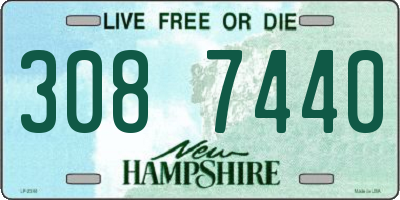 NH license plate 3087440