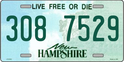 NH license plate 3087529