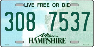 NH license plate 3087537