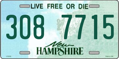 NH license plate 3087715