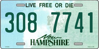 NH license plate 3087741