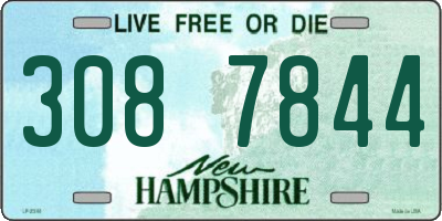 NH license plate 3087844