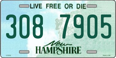 NH license plate 3087905