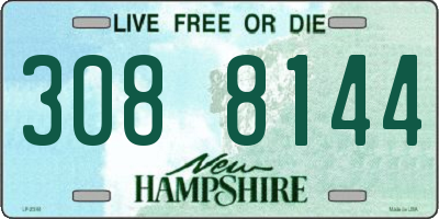 NH license plate 3088144