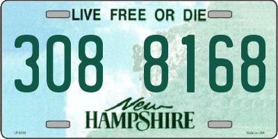 NH license plate 3088168