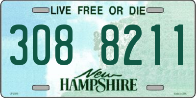 NH license plate 3088211
