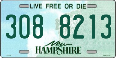 NH license plate 3088213