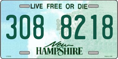 NH license plate 3088218
