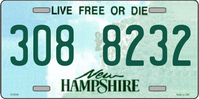 NH license plate 3088232