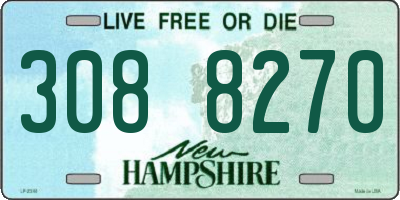 NH license plate 3088270