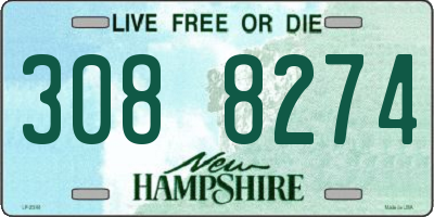 NH license plate 3088274