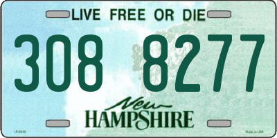NH license plate 3088277