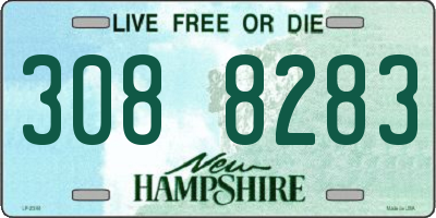 NH license plate 3088283