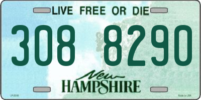 NH license plate 3088290