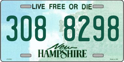 NH license plate 3088298