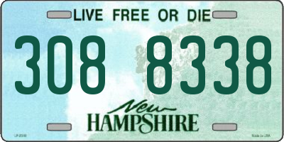 NH license plate 3088338