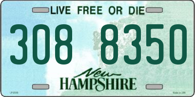 NH license plate 3088350