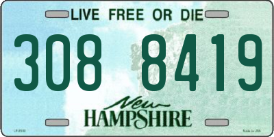NH license plate 3088419