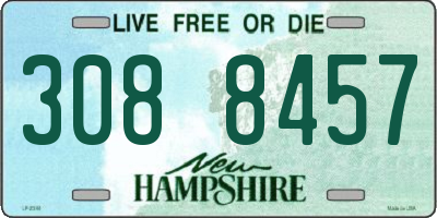 NH license plate 3088457