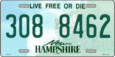 NH license plate 3088462