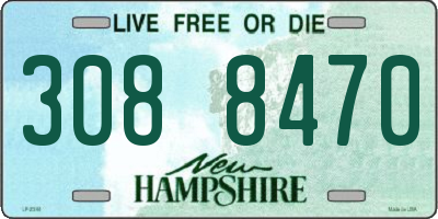 NH license plate 3088470