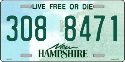 NH license plate 3088471