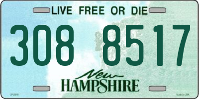 NH license plate 3088517