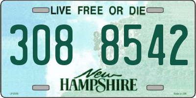 NH license plate 3088542
