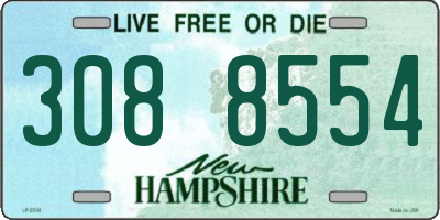 NH license plate 3088554