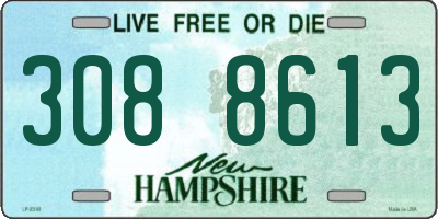 NH license plate 3088613