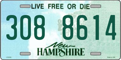 NH license plate 3088614