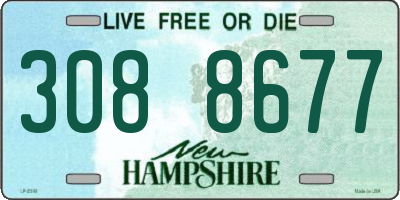 NH license plate 3088677