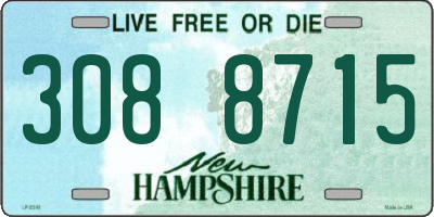 NH license plate 3088715
