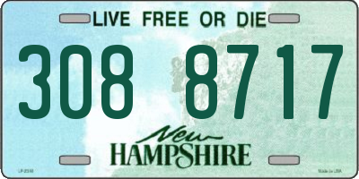 NH license plate 3088717