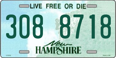 NH license plate 3088718