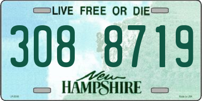 NH license plate 3088719